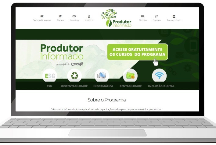 Nova plataforma on-line disponibiliza cursos gratuitos sobre sustentabilidade e tecnologia a produtores de café