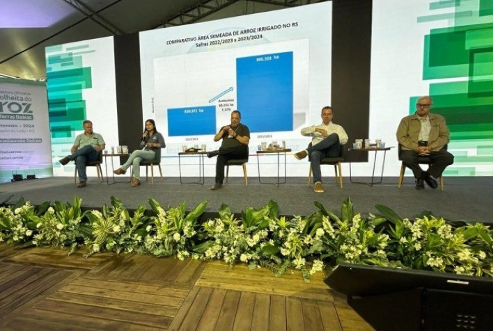 Dados finais do plantio de arroz na safra 2023/24 são divulgados pelo Irga