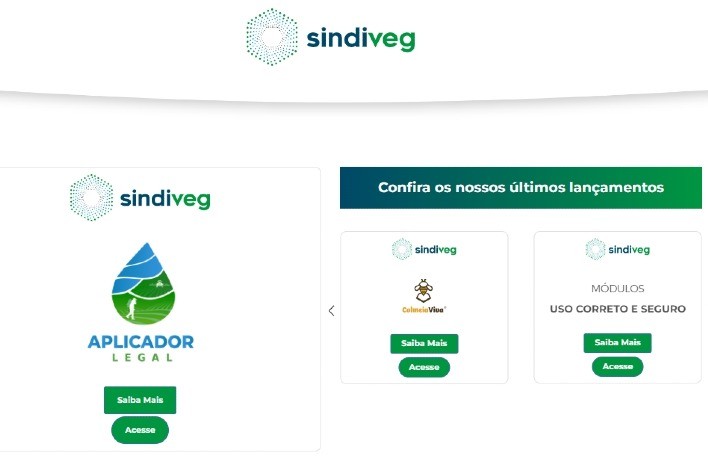 Com mais de 90 horas de conteúdo, Sindiveg oferece treinamentos on-line gratuitos sobre uso de defensivos agrícolas