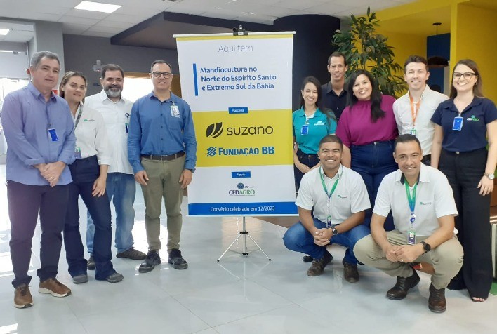 Firmada parceria entre Suzano e Fundação Banco do Brasil para alavancar a cadeia da mandiocultura nos estados da Bahia e Espírito Santo