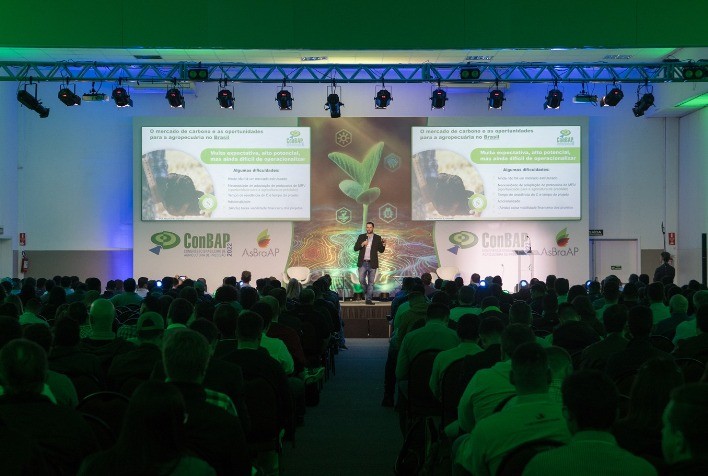 John Fulton, presidente da International Society of Precision Agriculture, abre a programação do ConBAP 2024