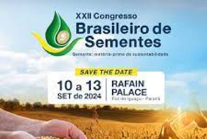 XXII Congresso Brasileiro de Sementes 2024 abre inscrições e define prazo para submissão de trabalhos