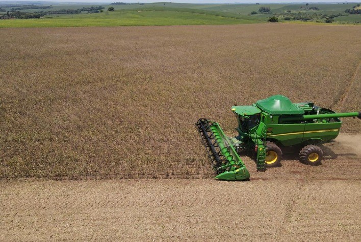 Colheita da soja evolui no Rio Grande do Sul