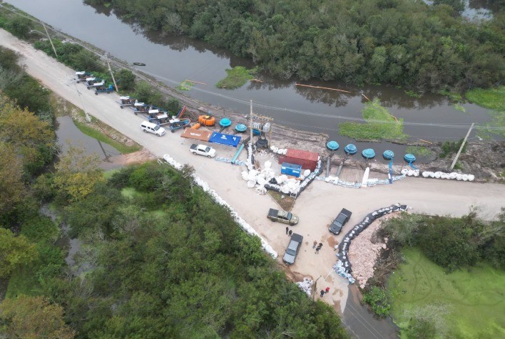 Arrozeiros disponibilizam apoio para escoamento de cidades alagadas