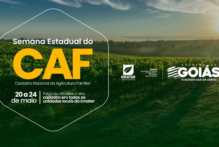 Emater começa a semana estadual do CAF