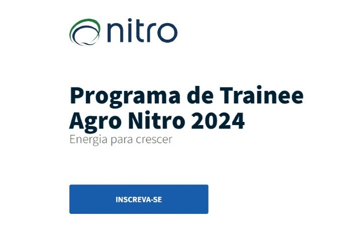 Nitro Anuncia Programa de Trainee Agro 2024