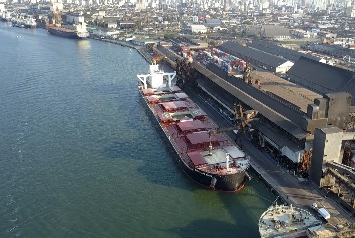 Agronegócio Impulsiona Recorde de Movimentação de Cargas no Porto de Santos