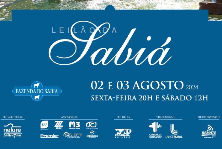 Fazenda do Sabiá Promove Leilão de Nelore em Capitólio (MG)