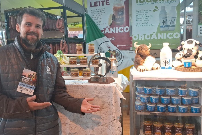 Novidades Orgânicas no Pavilhão da Agricultura Familiar da Expointer: Sorbet de Erva-Mate e Iogurte de Copinho