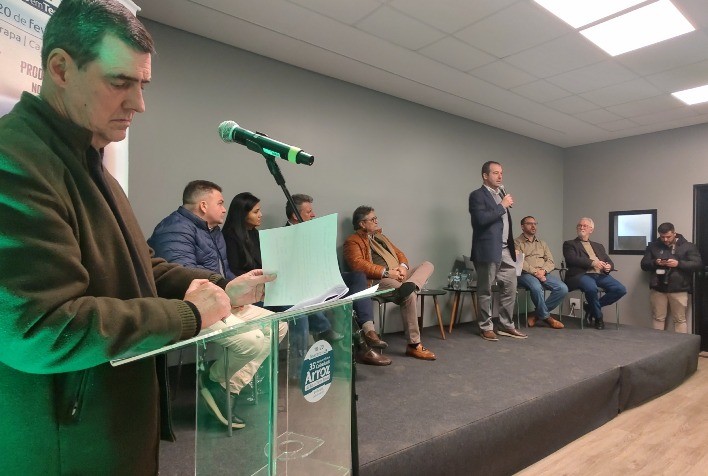 35ª Abertura Oficial da Colheita do Arroz Foca no Futuro da Produção Alimentar no Pampa