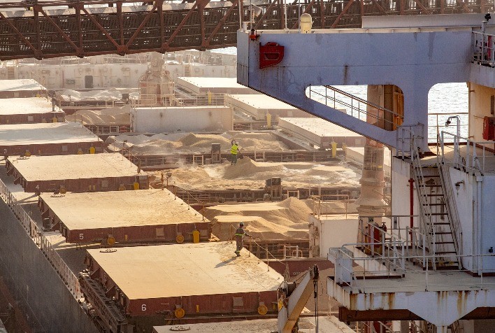 Anec eleva estimativas de exportação de milho e soja do Brasil em setembro