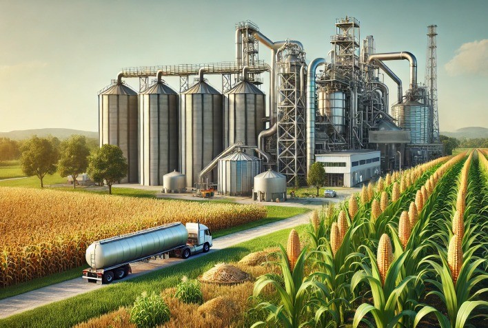 Produção de etanol na safra 2025/26: queda na cana e avanço do milho