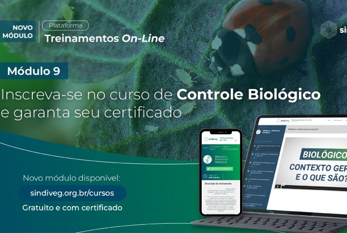 Sindiveg Lança Curso Gratuito e Online sobre Controle Biológico