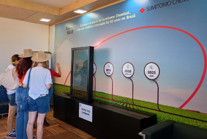 Sumitomo Chemical apresenta inovações para a safra goiana na Tecnoshow Comigo 2024