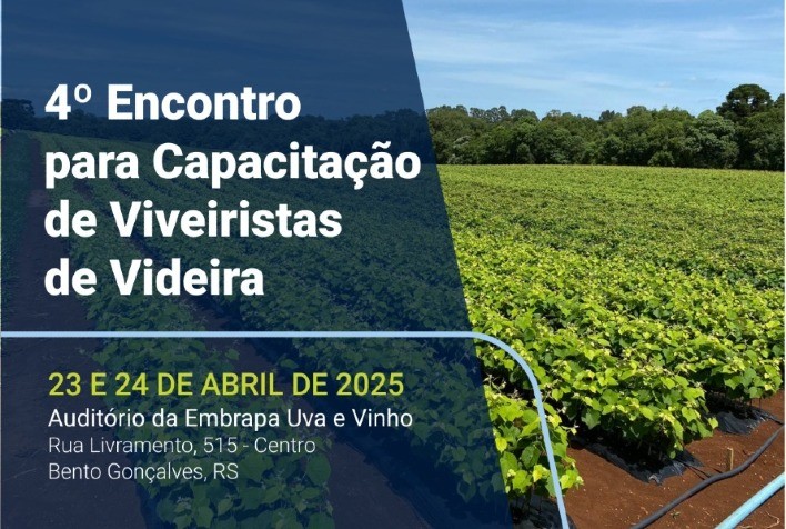 Embrapa promove capacitação técnica para viveiristas de videira em Bento Gonçalves