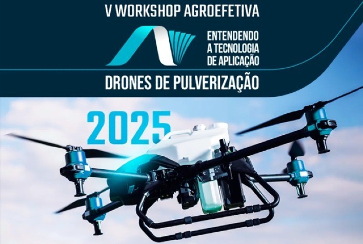 Sindiveg anuncia apoio ao V Workshop AgroEfetiva sobre drones de pulverização