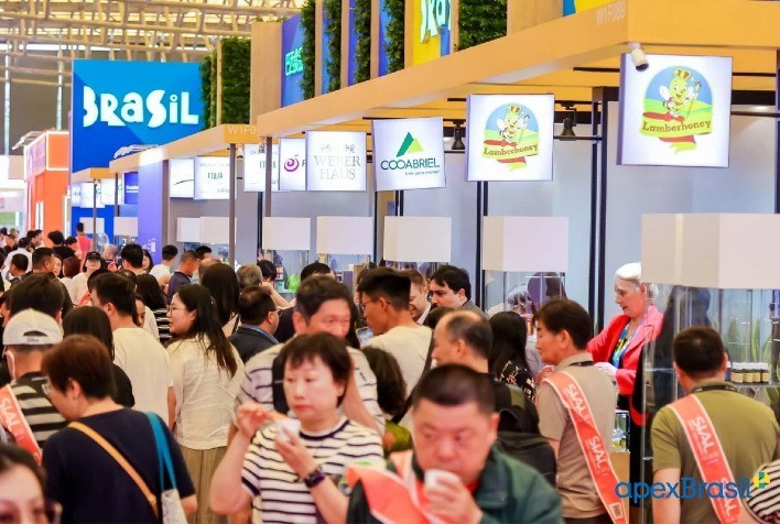 ApexBrasil leva 53 empresas brasileiras para a SIAL China 2025 em Xangai