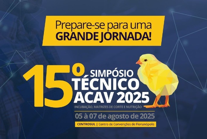 Especialista internacional em incubação avícola destaca fatores para alta performance no 15º Simpósio Técnico da ACAV