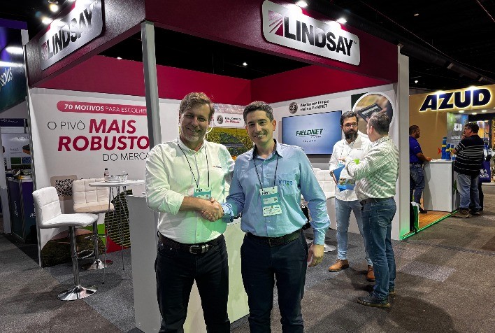 Lindsay e Irriga Global firmam parceria para ampliar soluções de irrigação no Brasil