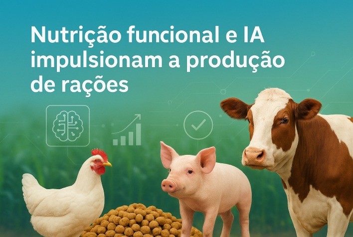 Nutrição funcional e inteligência artificial transformam a produção de rações para animais