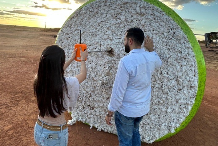 Sistema CNA e startup lançam tecnologia inédita para monitorar rolos de algodão e prevenir incêndios