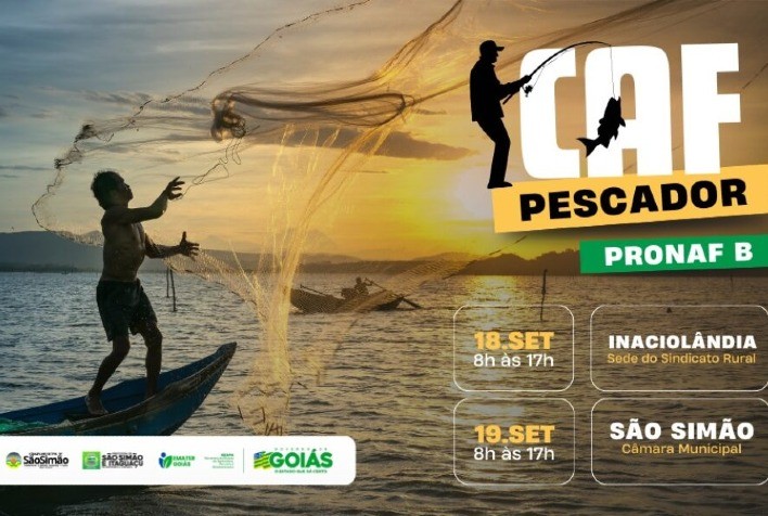 Emater Goiás Oferece CAF Pescador em Inaciolândia e São Simão para Formalização da Atividade Pesqueira