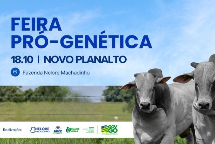 Feira Pró-Genética em Novo Planalto promove melhoria genética na pecuária goiana