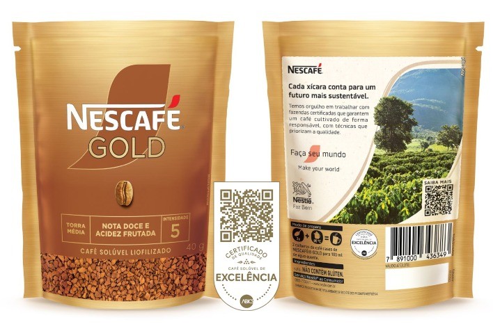 NESCAFÉ® GOLD recebe Selo de Excelência ABICS e se torna referência em café solúvel