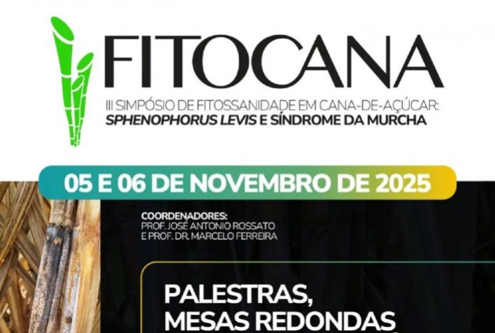III Fitocana reúne especialistas para debater fitossanidade e controle de pragas na cana-de-açúcar