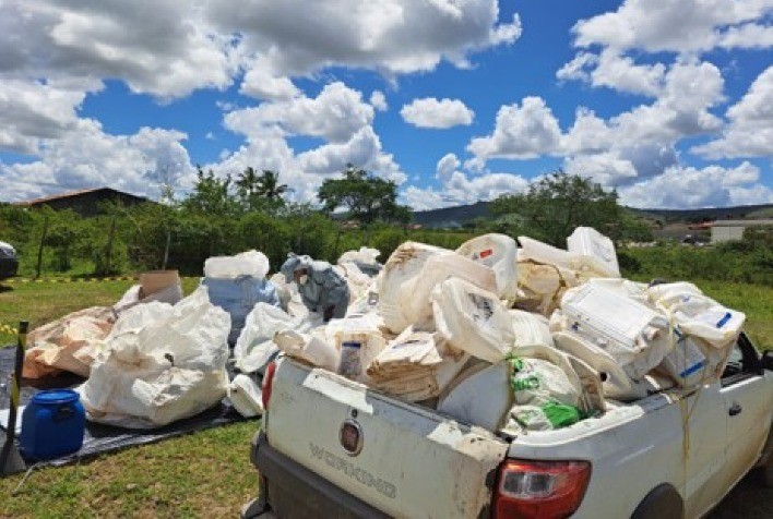 Recebimentos Itinerantes levam logística reversa a produtores rurais e ampliam devolução correta de embalagens no agro