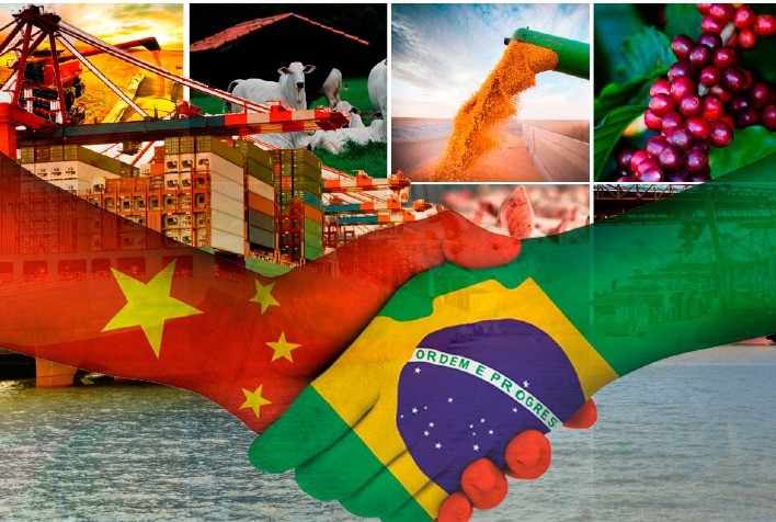 China amplia liderança no comércio com o Brasil em 2025, impulsionada por agro e petróleo