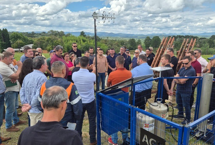 Santa Catarina apresenta Sistema Antigranizo à comitiva do Rio Grande do Sul e expande proteção agrícola