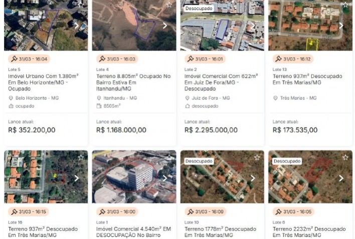 Cemig realiza leilão online de imóveis urbanos e rurais em Minas Gerais