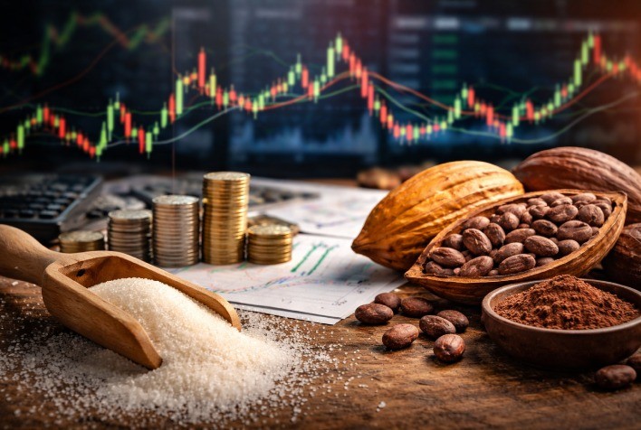Volatilidade no açúcar e no cacau pressiona custos e desafia planejamento da indústria de alimentos