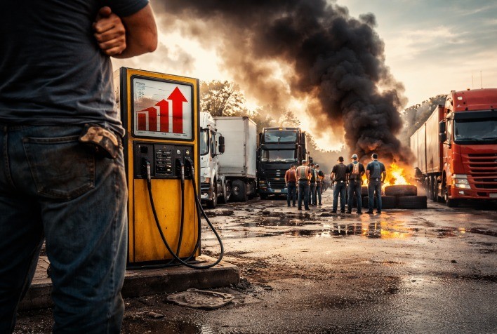 Alta do diesel eleva risco de greve de caminhoneiros e acende alerta no transporte de cargas