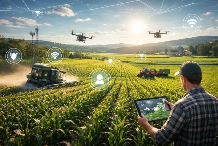 Segurança Agrícola Mais Inteligente para Operações Rurais Conectadas