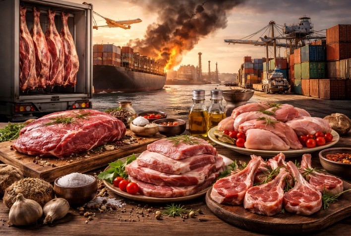 Guerra no Oriente Médio pressiona cadeia de carnes e desafia exportações de Santa Catarina