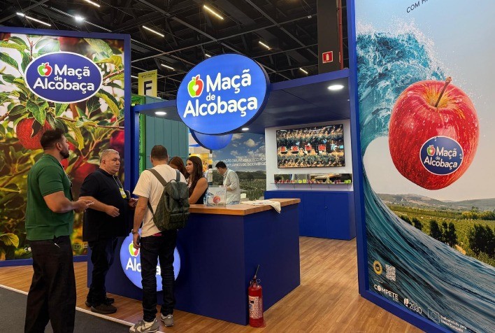 Maçã de Alcobaça fortalece presença no Brasil durante a Fruit Attraction São Paulo 2026
