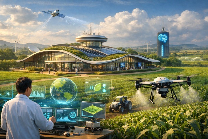 Centro Smart B100 avança com inteligência artificial para decisões agrícolas mais sustentáveis