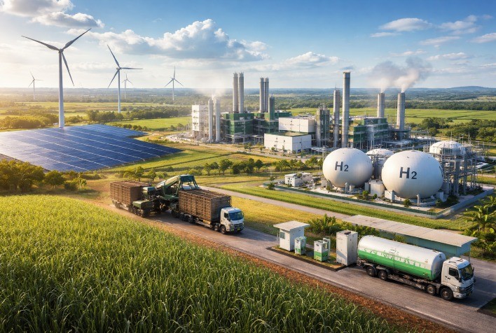 Siemens Brasil, Cocal e GIZ avançam em projeto de hidrogênio verde e combustíveis sintéticos no etanol de cana