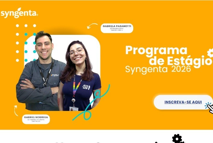 Syngenta abre mais de 30 vagas de estágio no Brasil com inscrições até abril de 2026