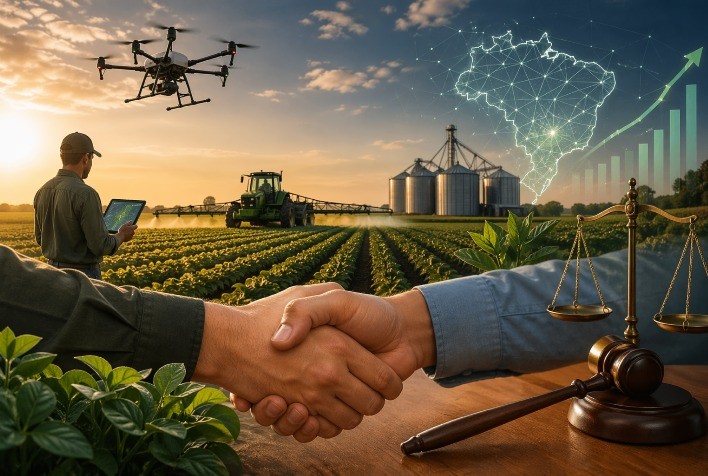 Agronegócio como plataforma de negócios no Brasil impulsiona inovação, segurança jurídica e crescimento econômico
