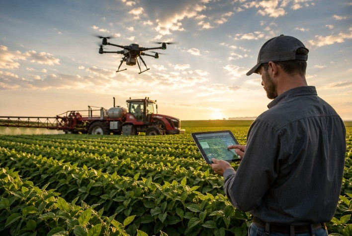 Produtividade do agro dispara quase 10% e consolida revolução digital no campo brasileiro