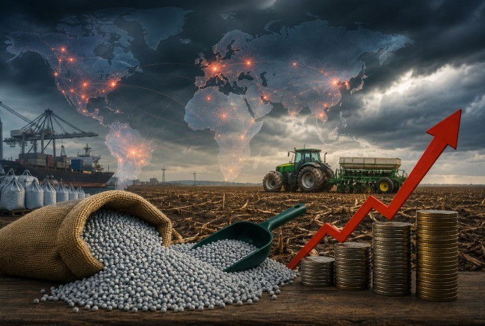 Alta dos fertilizantes e crise global de insumos pressionam o agro brasileiro e elevam risco para próximas safras