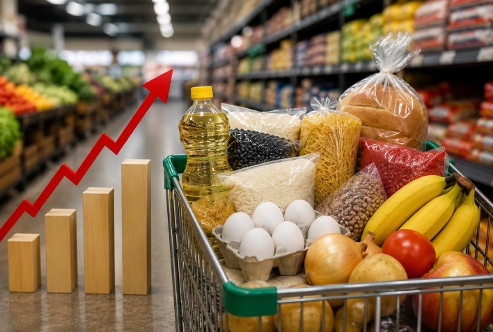 Preço da cesta básica sobe para R$ 296,26 no Rio Grande do Sul e guerra no Oriente Médio pressiona alimentos