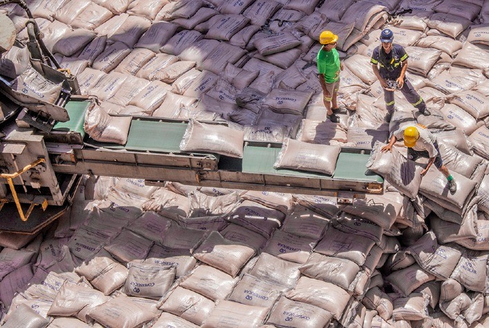 Exportação de açúcar ganha ritmo nos portos brasileiros, mas receita externa recua em abril