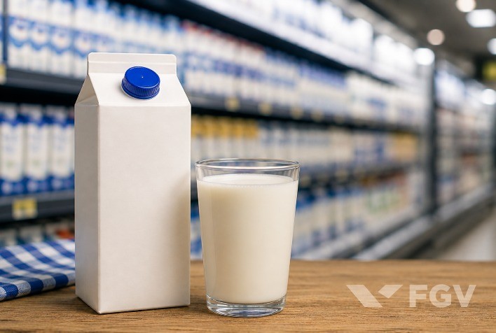 Leite longa vida dispara quase 14% e lidera pressão da inflação ao consumidor em maio, aponta FGV