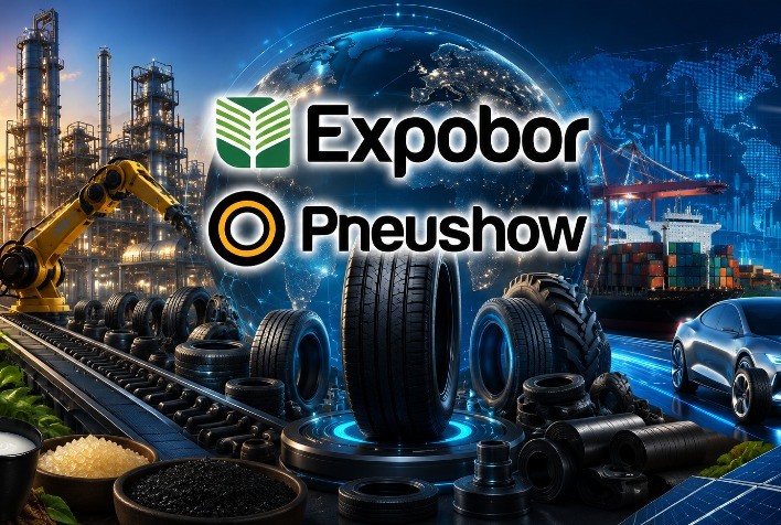 Expobor e Pneushow 2026 colocam indústria da borracha no centro da transformação tecnológica e geopolítica global