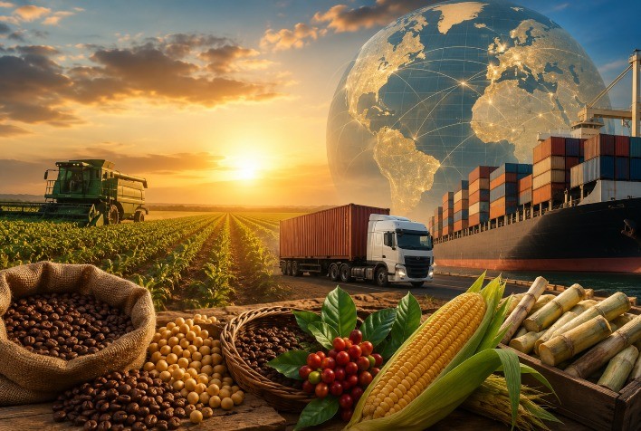 Exportações do agro de Minas batem recorde de US$ 19,9 bilhões e consolidam liderança do setor em 2025
