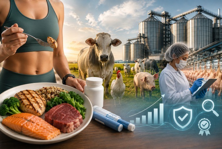 Consumo de proteína premium cresce e pressiona cadeia animal por mais qualidade e segurança alimentar